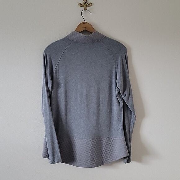 Adidas Golf Grey 1/2 Zip Pullover Quilted Pouch Pocket Size Large L - Picture 8 of 8